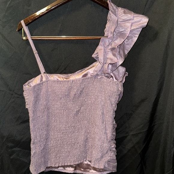 Beautiful One Shoulder Ruffle Top - Picture 2 of 2